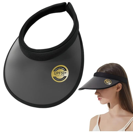 EZ LIVING Summer Sun Visors for Women - Fashion Sun Visor Wide Brim Sport Beach Hat UV Protection Baseball Golf Tennis Cap