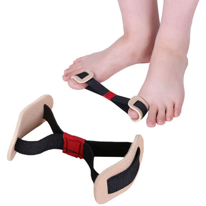 EZ LIVING 2pcs toe big hallux valgus bunion stretcher corrector thumb stretchy alignment straightener resistance bands separator splint correction bone training exerciser pack exerciser