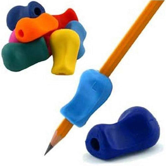 EZ LIVING 6 Pcs Pencil Grips for Kids Pen Handwriting Pencil Aid Grip Posture Correction Tool Pencil Grip Writing for Pencils and Utensils (Multi Color)