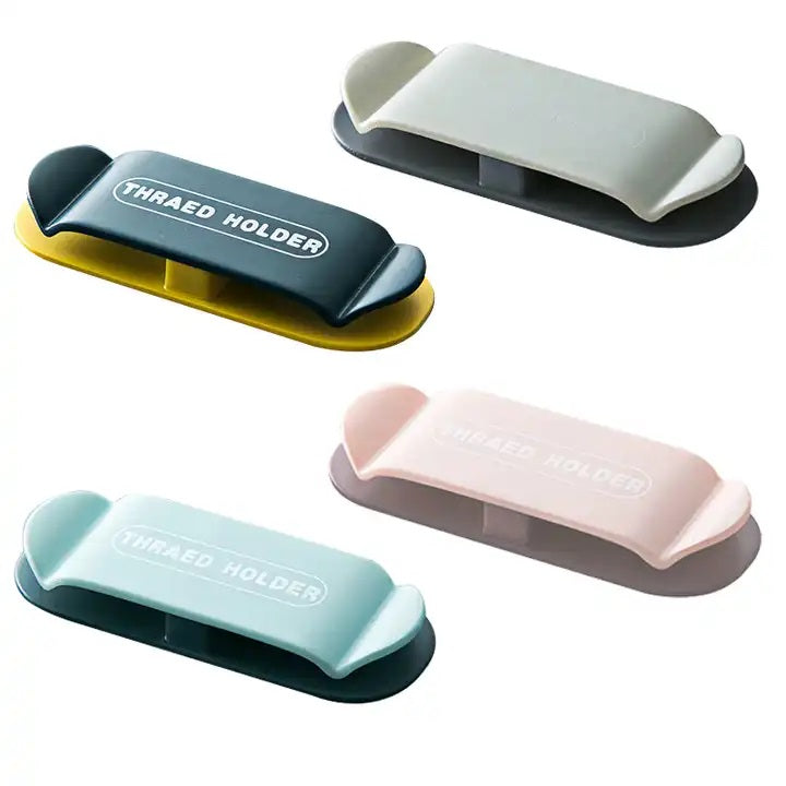 EZ LIVING 4pcs multicolor plug wire holder for cable retainer cable clips for wire storage Maximizing Space Plug Wire Holders Keep Cables Tidy Non-Marking Hook Cable Retainers