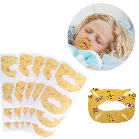 EZ LIVING Anti-Snoring Sticker non-woven fabric Anti-Snoring Sticker Mouth Correction Sticker Mouth Tape for Sleeping,Kids Sleep Strips, Mouth Strips for Sleeping,for Children Adult Night Sleep(30 pcs)