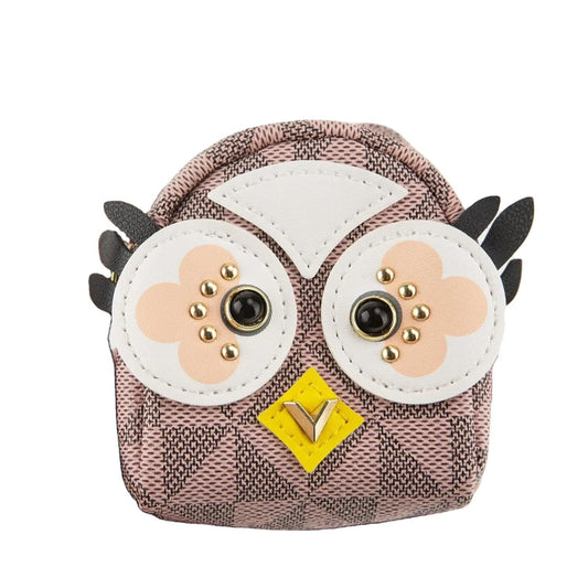 EZ LIVING 1pcs Multicolor Big Eyes owl Lipstick Bag for Women and Girls Owl Lipstick Case Owl Makeup Bag Owl Cosmetic Pouch Owl Lipstick Holder Owl Beauty Bag Owl Lipstick Organizer