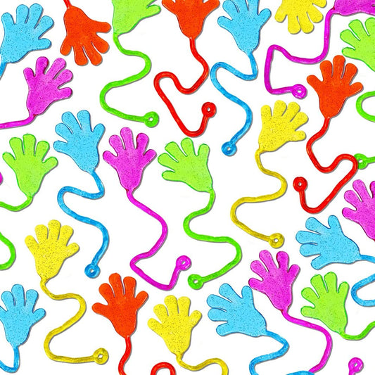EZ LIVING 5Pcs Sticky Hands Finger Party Favor Set Fun Toys Birthday Gifts for Kids