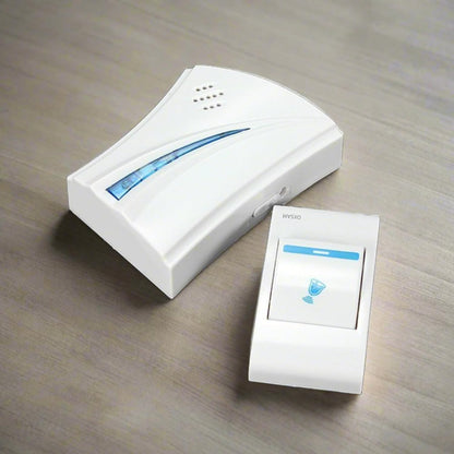 EZ LIVING Wireless Doorbell - Long Range Over 100 Ft, 32 Rings Bell, Battery Powered Door Bell Chime with LED Flash Wireless Calling Bell for Home, Office, Shop