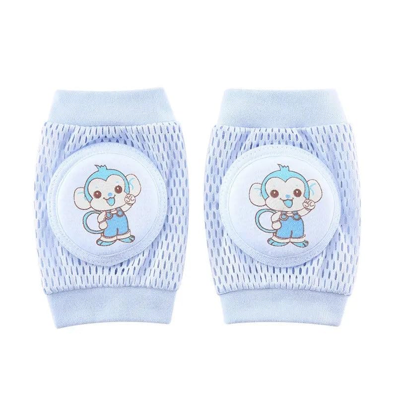 EZ LIVING Soft and Protective Cushioning for Crawling Babies Baby knee pads Crawling knee pads for babies Toddler knee protectors Baby knee cushion pads Infant knee guards Baby crawling (2pair random color)