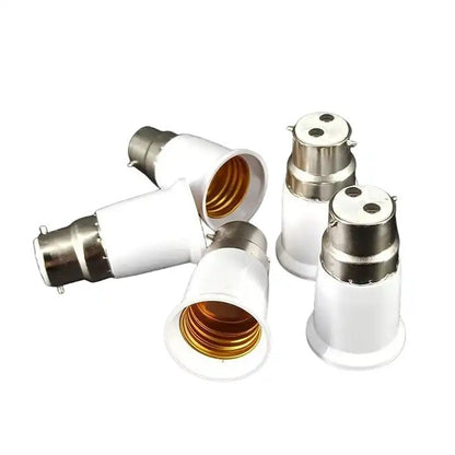 EZ LIVING 4pcs copper white bulb holder converter B22 to E27 for led halogen Everything You Need to Know Right Screw Bulb Holder Converter for Your Lighting Needs