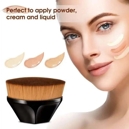 EZ LIVING 1pcs brown color makeup foundation brush for women and girls makeup Must-Have Foundation Brush Makeup Brushes for Flawless Application
