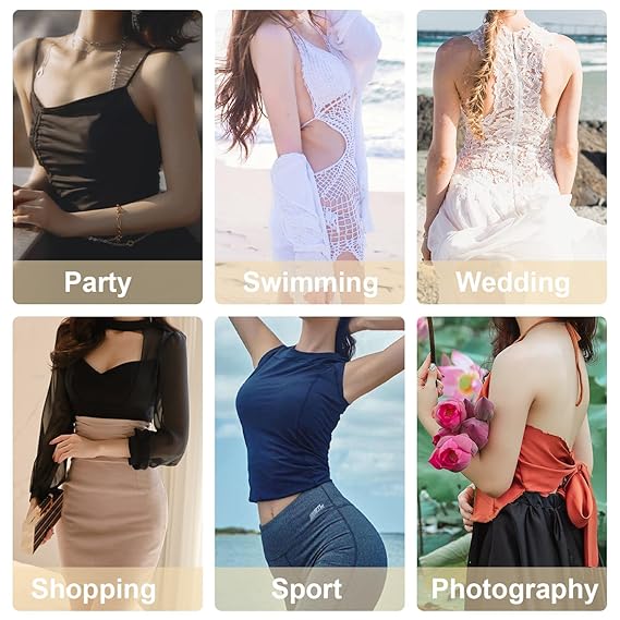 EZ LIVING 40 Pcs Nipple Covers Disposable Nipple Breast Covers for Women Breast Pasties Nipple Cover Sticker Flower and Round Pasties(20 Pairs)