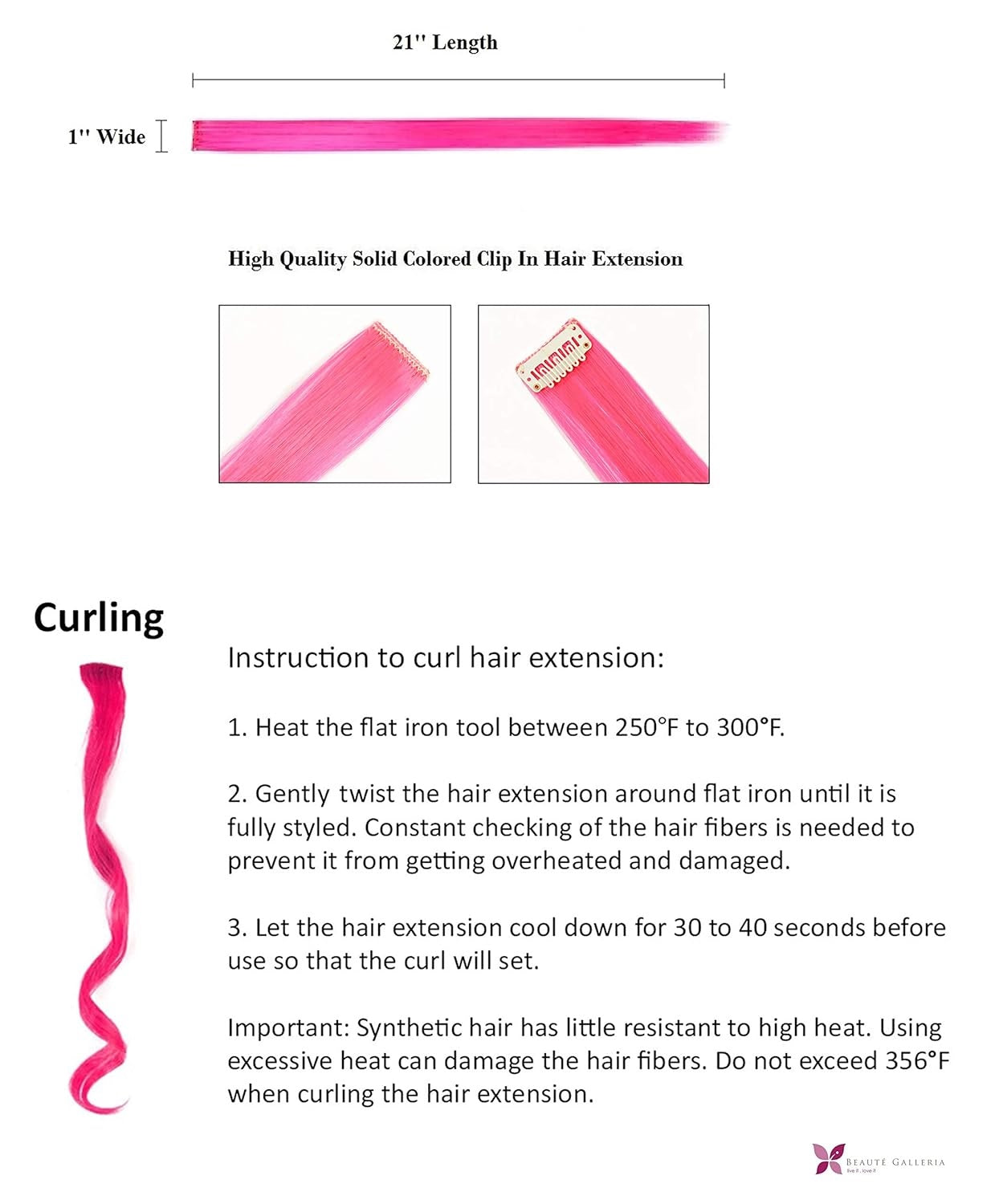 EZ LIVING 4pcs black hair extension for hair streak for women and girls Stunning Straight One Color Hair Streak Hair Extensions for Instant Glamour