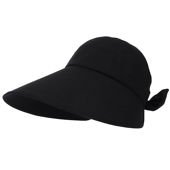 EZ LIVING Sun Hats for Women Wide Brim Visor UV Protection Hat for Beach Summer Packable Hat