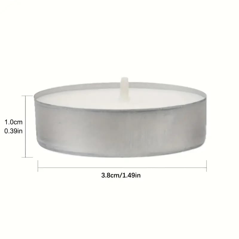 EZLIVING Long-Lasting Scented Tea Light Candles – Smokeless, Dripless, and Elegant for Home Décor, Weddings, and Special Occasions (100PCS)