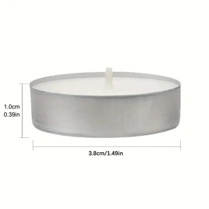 EZLIVING Long-Lasting Scented Tea Light Candles – Smokeless, Dripless, and Elegant for Home Décor, Weddings, and Special Occasions (100PCS)