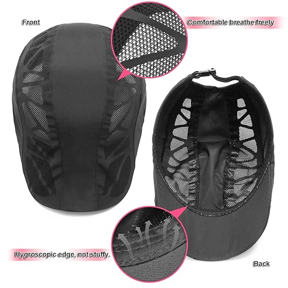 Hat for Men Woman Sports Cap Sun Hat Quick Drying Soft Polyester Fiber Adjustable for Unisex (Adjustable 56-60 cm)