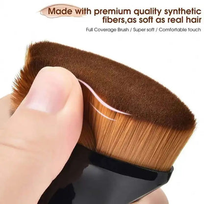 EZ LIVING 1pcs brown color makeup foundation brush for women and girls makeup Must-Have Foundation Brush Makeup Brushes for Flawless Application