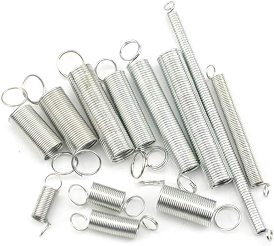 EZ LIVING 200 Piece Spring Assortment Set | Zinc Plated Compression and Extension Springs
