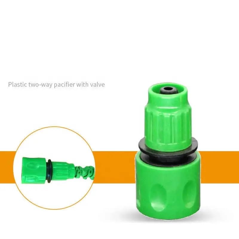 EZ LIVING 4pcs 3/4" or 5/8" Dual Channel Garden Hose Fitting Female to Male Female to Male Hose Adapter Hose Fitting Converter Hose Connector Male to Female Threaded Hose Fitting