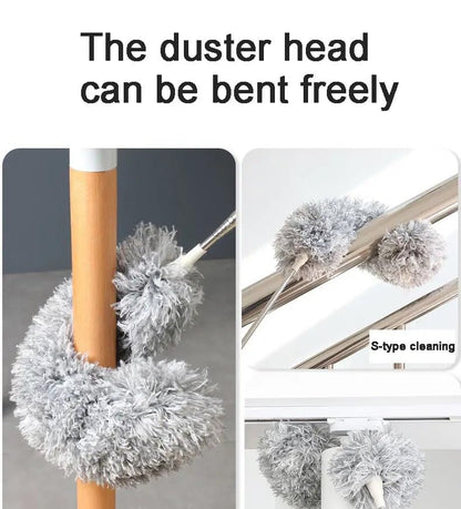 EZ Living 3pcs Set high Celling Fan Cleaning Brush High Ceiling Fan Dusting Brush Ceiling Fan Cleaning Tool Long Handle Fan Cleaner Extendable Fan Cleaning Brush