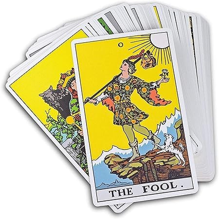EZ LIVING Tarot Cards Original Deck for Fortune Telling with Guide Book, Rider Waite Tarot Deck for Beginners,Traditional Tarot Cards, Publish Year 1951