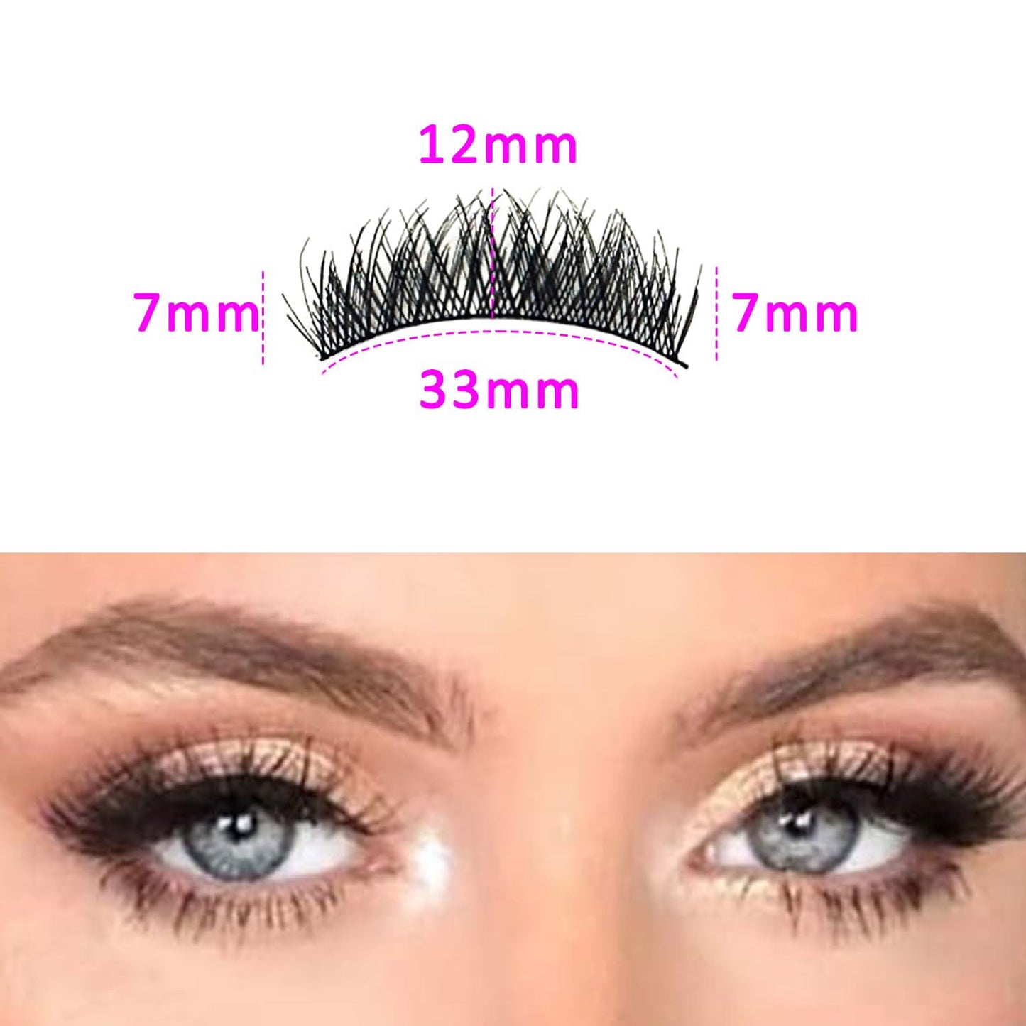 EZ LIVING 10 Pairs False Eyelashes, Natural & soft Long Eyelashes, Wispy Handmade Fake Eyelashe (A0002)