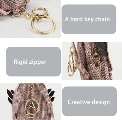 EZ LIVING 1pcs Multicolor Big Eyes owl Lipstick Bag for Women and Girls Owl Lipstick Case Owl Makeup Bag Owl Cosmetic Pouch Owl Lipstick Holder Owl Beauty Bag Owl Lipstick Organizer