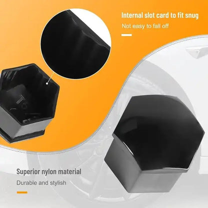 EZ Living 20pcs Black Color nut Wheel for tire Bolt Protection 17mm Wheel Nut Socket Tire Lug Nut Tool Impact Socket for Wheel Nuts Car Wheel Nut Wrench Tire Nut Driver