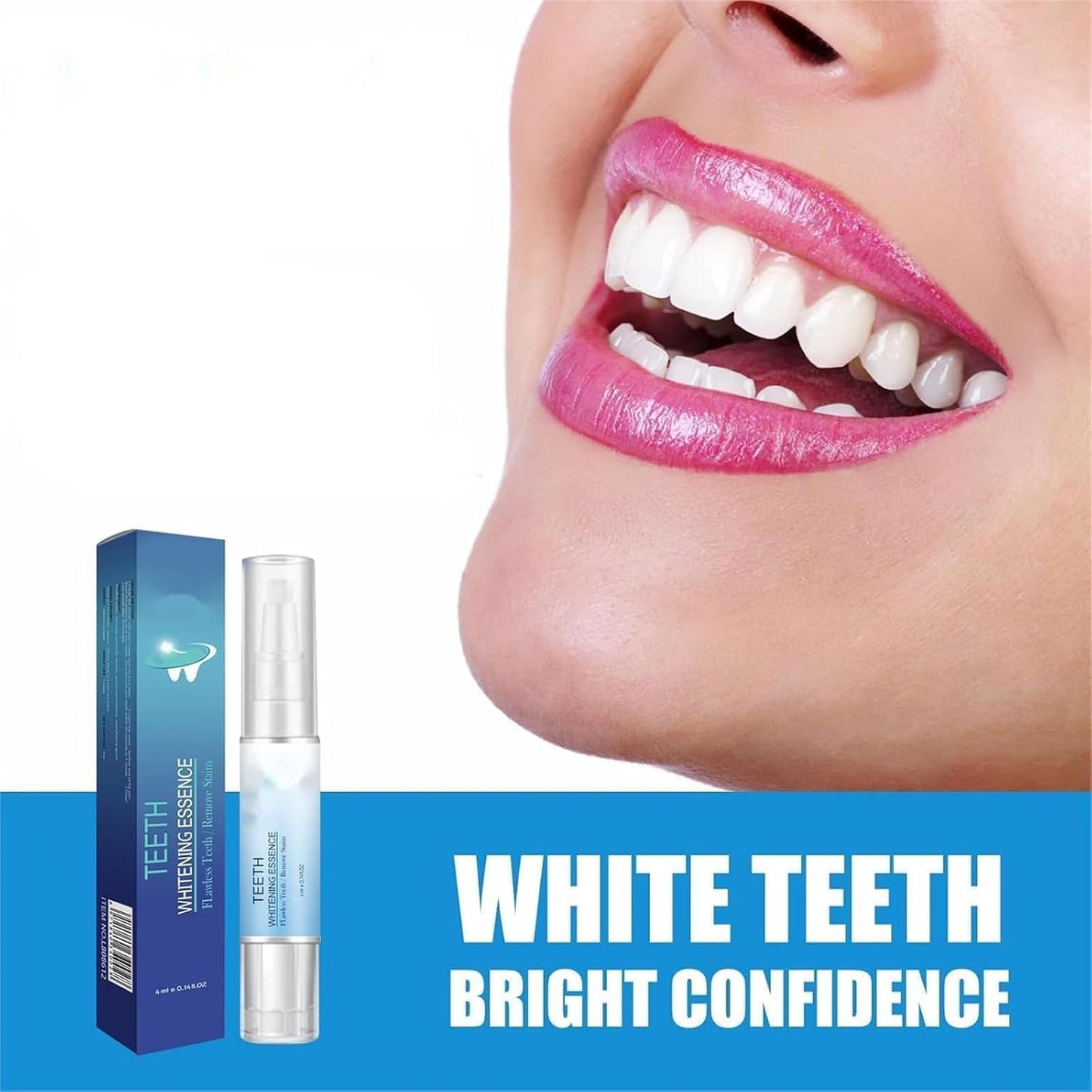 EZ LIVING 4ml Tooth Cleaning Pen – Teeth Whitening Essence for Effective Stain Removal, Plaque Cleaning, and Smile Brightening – Easy-to-Use Oral Care Tool for Daily Use