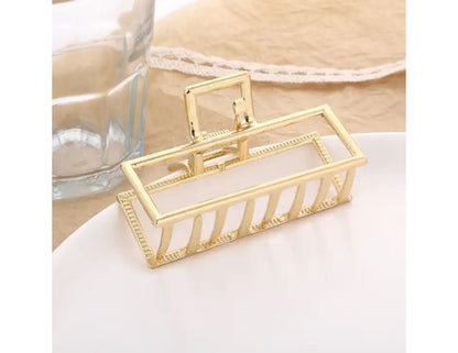 EZ LIVING 2pcs gold color hair clip for claw hair women and girls Gorgeous Ways to Style Your Hair with Gold Hair Claw Clips The Best Hair Claw Clips for Thick and Long Hair