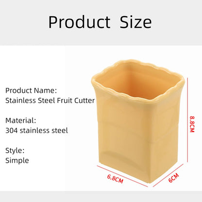 EZ LIVING 3 PCS Cup Slicer, 2025 New Egg Stainless Steel Strawberry Slicer, Egg Slicers, Strawberry Cutter, Premium Quickly Making Vegetable Salad Cutter, Craft Fruit Kitchen Tool