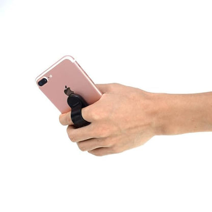 EZ LIVING Telescopic Phone Finger Grip Stand Holder – Adjustable Mobile Phone Grip with Extendable Finger Ring for Secure Hold and Comfortable Viewing