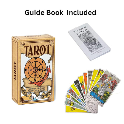 EZ LIVING Tarot Cards Original Deck for Fortune Telling with Guide Book, Rider Waite Tarot Deck for Beginners,Traditional Tarot Cards, Publish Year 1951