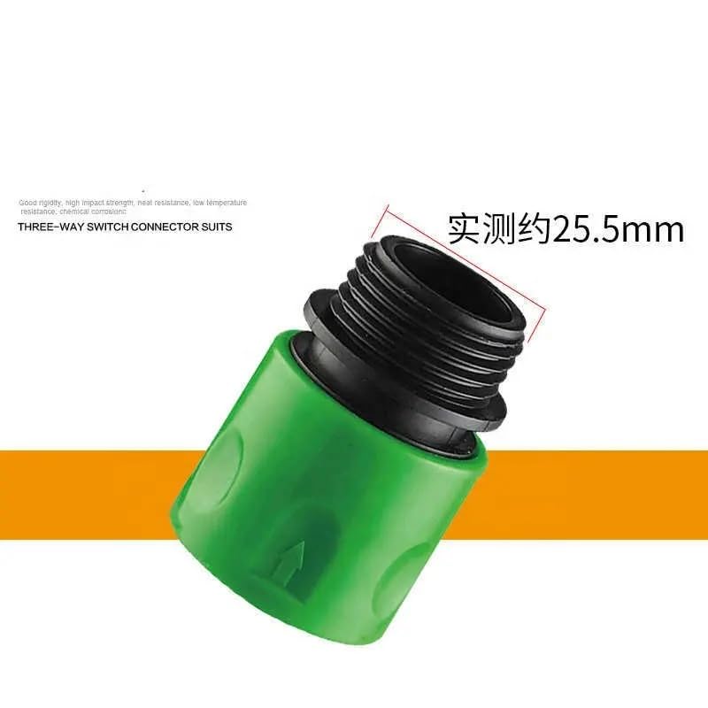 EZ LIVING 4pcs 3/4" or 5/8" Dual Channel Garden Hose Fitting Female to Male Female to Male Hose Adapter Hose Fitting Converter Hose Connector Male to Female Threaded Hose Fitting