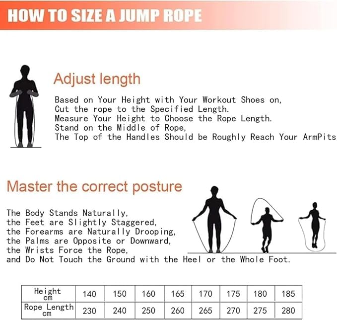 EZ LIVING Premium Freestyle Jump Rope | Adjustable 110-Inch Black Skipping Rope with Ergonomic Handles for Comfortable Grip | Professional-Grade Speed Rope for Fitness and Training