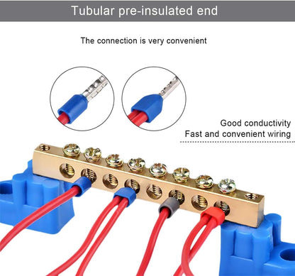 EZ LIVING 1250Pieces Wire Ferrules kit, Wire Terminal Ferrules Crimp Connector, Insulated Cord Pin End Terminal Great Assortment Ferrules Kit with Portable Box