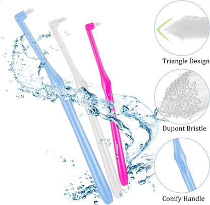 EZ LIVING 4pcs multicolor toothbrush soft brisal Soft Bristle Toothbrush Gentle Bristle Toothbrush Soft Toothbrush for Sensitive Teeth Ultra Soft Toothbrush Soft Bristle Toothbrush for Kids