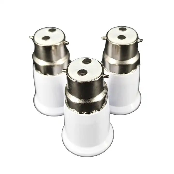 EZ LIVING 4pcs copper white bulb holder converter B22 to E27 for led halogen Everything You Need to Know Right Screw Bulb Holder Converter for Your Lighting Needs