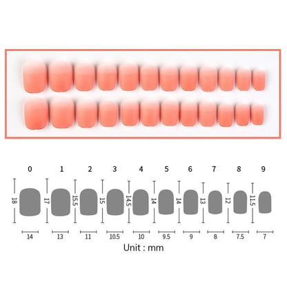 EZ LIVING 24pcs pink Artificial nail press on fake nails Artificial Nail Press On Manicures for Busy Women Perfect Reusable False Nails Kit