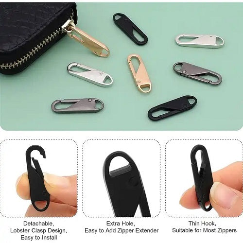 EZ LIVING 10pcs multicolor detachable zipper pull head for all purpose for bag,jacket and backpacks Creative Ways to Use Detachable Zipper Pulls for Your Luggage and Backpack