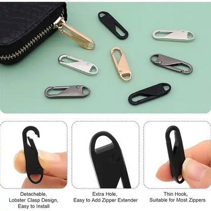 EZ LIVING 10pcs multicolor detachable zipper pull head for all purpose for bag,jacket and backpacks Creative Ways to Use Detachable Zipper Pulls for Your Luggage and Backpack