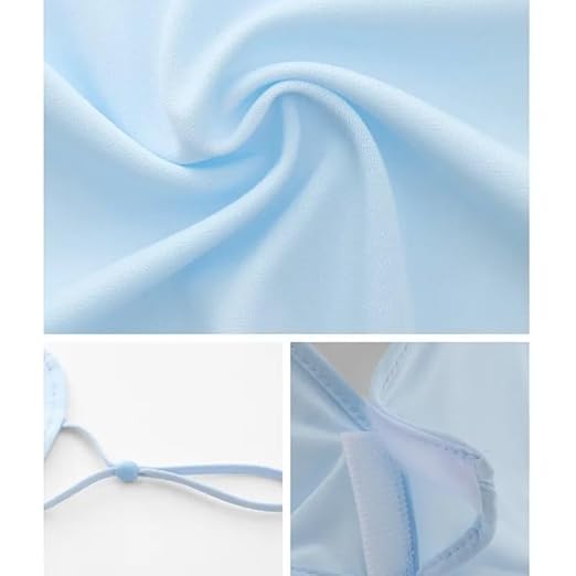 EZ Living 1pcs black color uv protection face and neck cover for women and girls UV Protection Face Mask Sun Protection Neck Gaiter UV Blocking Face Shield Sun Shield Neck Cover