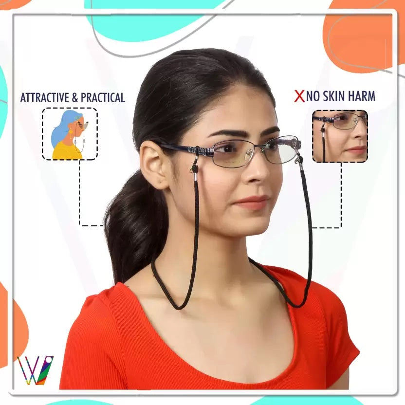 EZ LIVING 2pcs eyes glass straps sports holder for eyeglass sunglass  lanyard for neck holder for men & women Practical Uses for Eyeglasses Holder Straps  Beyond Just Sports