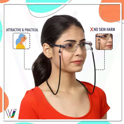 EZ LIVING 2pcs eyes glass straps sports holder for eyeglass sunglass  lanyard for neck holder for men & women Practical Uses for Eyeglasses Holder Straps  Beyond Just Sports