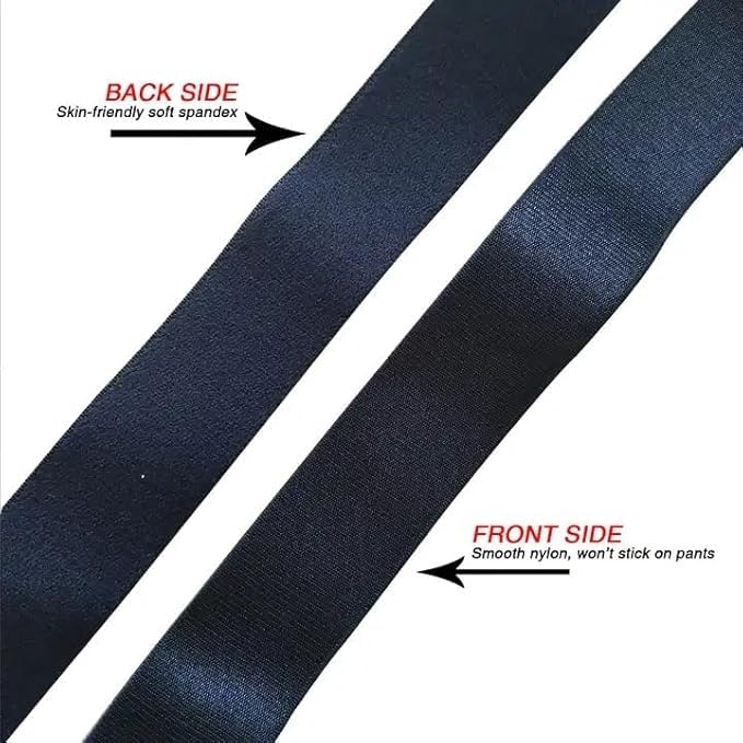 EZ Living 2PCSblack color shirt stay for women and men shirt holder adjustable elastic for securing position How to Keep Your Shirt Tucked All Day The Inshirt Holder for Men