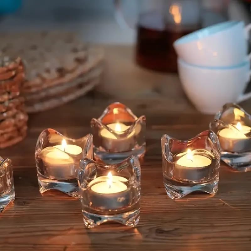 EZLIVING Long-Lasting Scented Tea Light Candles – Smokeless, Dripless, and Elegant for Home Décor, Weddings, and Special Occasions (100PCS)