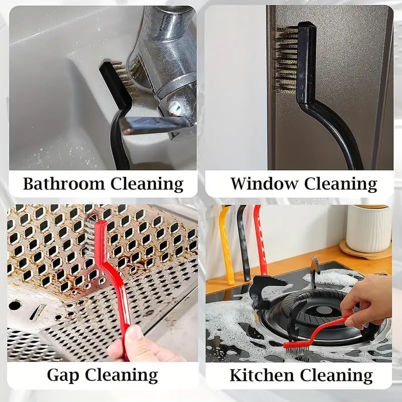 EZLIVING Multi-Purpose Gap Cleaning Brush – Compact and Durable Design for Deep Cleaning Narrow Spaces, Window Tracks, Keyboards, and Household Crevices