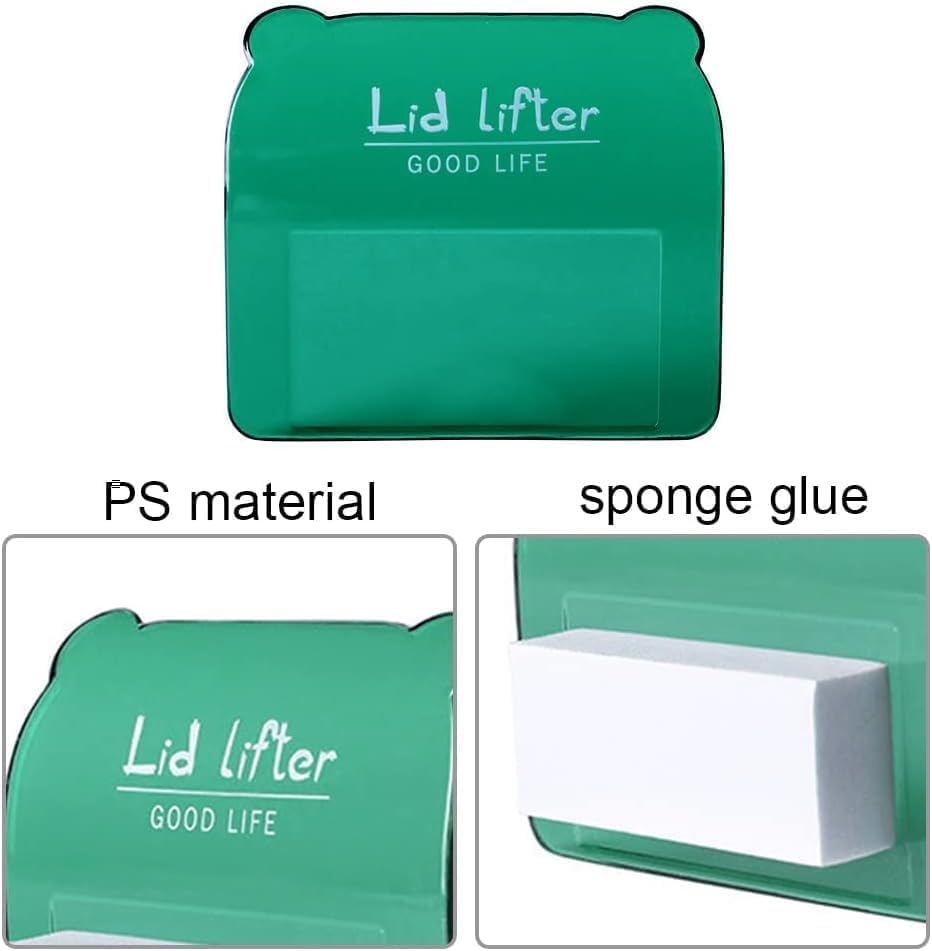 EZ LIVING Toilet Seat Lifter Clip Handle, Lid Lifter, Toilet Cover Lifter, Toilet Seat Lifter, Toilet Cover Support Lifter, Commode Accessories, Offices and Hotel Bathroom - Random Color 4PCS