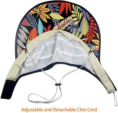 EZ LIVING Sun Visor Hats for Women UV Protection Wide Brim Summer Cap for Girls Hat UV Protection Breathable Casual Beach Hat, Sun Protection Cap for Women (Black).