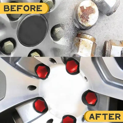 EZ Living 20pcs Black Color nut Wheel for tire Bolt Protection 17mm Wheel Nut Socket Tire Lug Nut Tool Impact Socket for Wheel Nuts Car Wheel Nut Wrench Tire Nut Driver