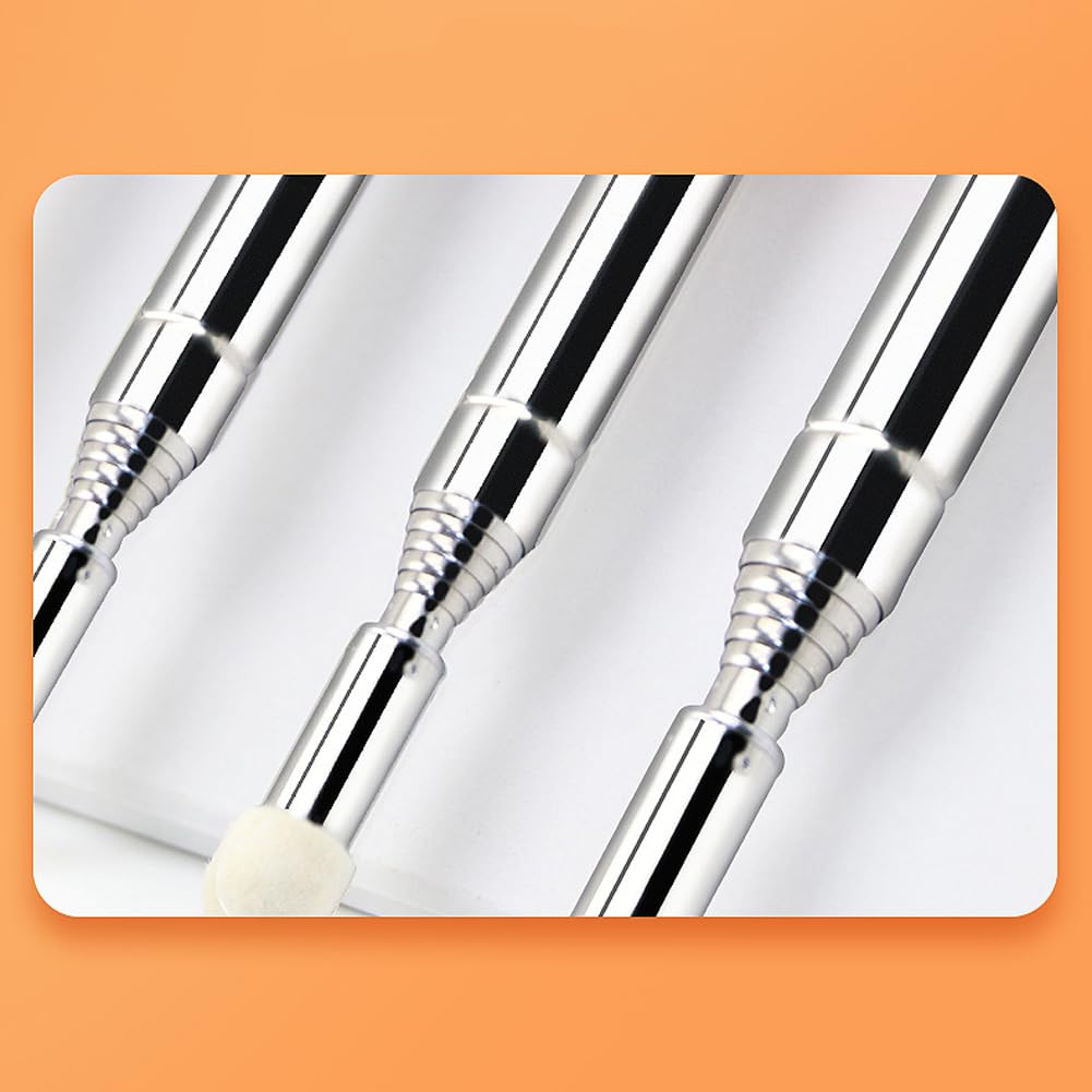 EZ LIVING Telescopic Teachers Pointer,Teaching Pointer Stick for Classroom,Metal Hand Retractable Pointer Extended Length 100cm, Handheld Presenter Whiteboard Pointer (Black)