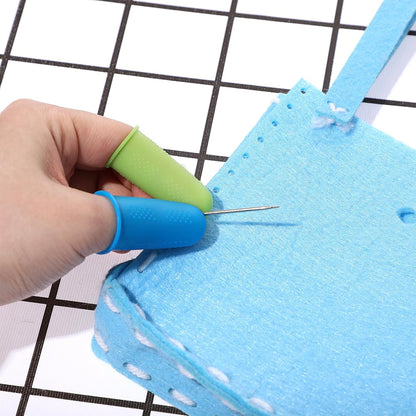 EZ LIVING 12Pcs Finger Protector for Cutting Vegetables, 4 Sets Silicone Finger Gloves for Guitar and Kitchen, 3 Sizes Included