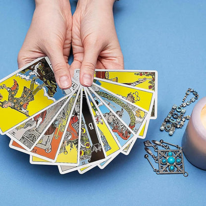EZ LIVING Tarot Cards Original Deck for Fortune Telling with Guide Book, Rider Waite Tarot Deck for Beginners,Traditional Tarot Cards, Publish Year 1951
